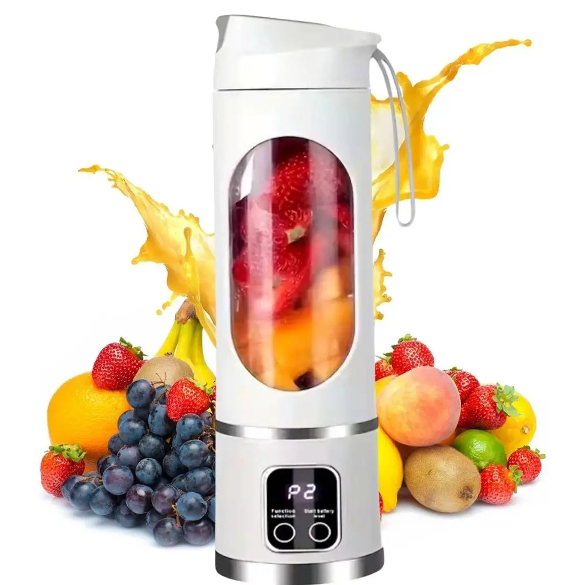 Portable Digital Multimode Juicer Blender – with Smart LED Display and Leak-Proof Design, Ideal for Smoothies, Juices, Shakes & Healthy Lifestyle